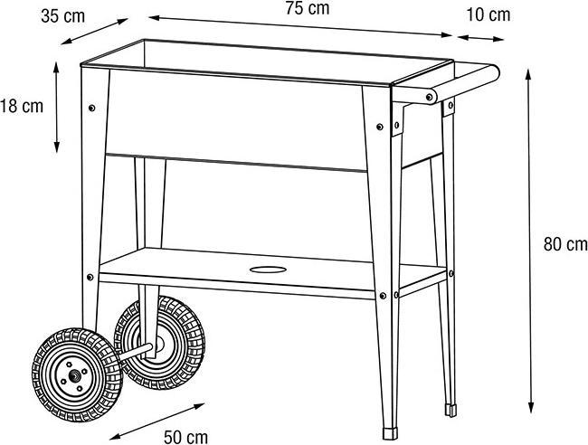 Image du produit Herstera Urban Garden Trolley