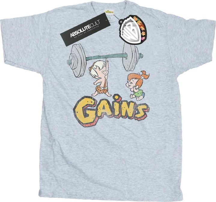 The Flintstones Bam Bam Gains Distressed TShirt (XL)