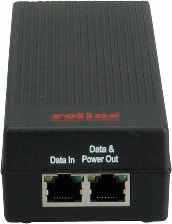 Image du produit Roline Injecteur PoE Gigabit Ethernet (802,3at (PoE+), 802.3af (PoE), 30 W)