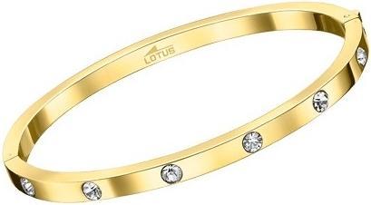 Immagine prodotto Lotus Stile - Bracciale solido placcato oro con cristalli LS1846-2 / 2 (Acciaio inossidabile)