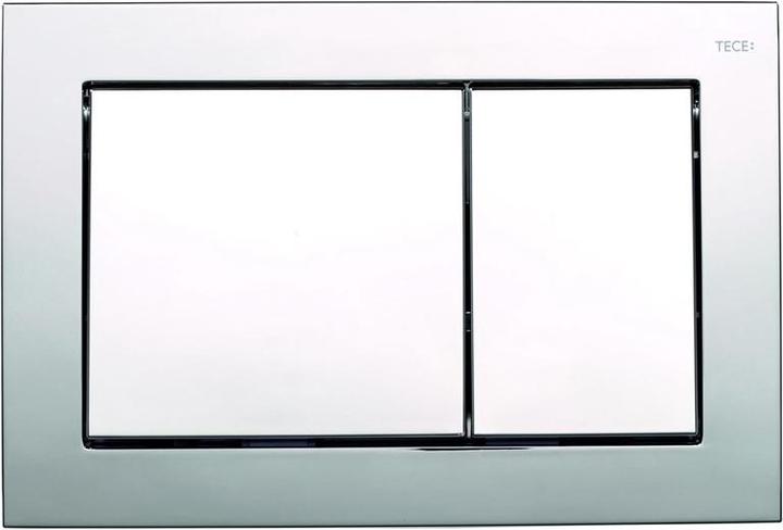 Produktbild TECE Base WC-Betätigungsplatte für Zweimengentechnik chrom glänzend
