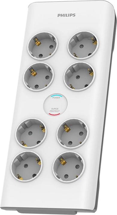 Produktbild Philips Surge protector SPN7080WA/58, 8 outlets, power cord, 900 joules of surge protection (8 x, CEE 7/3, 2 m)