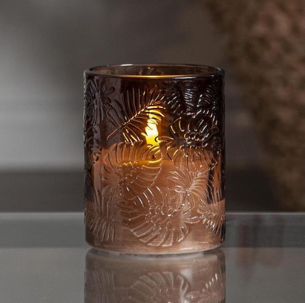 Produktbild Star Trading LED Pillar Kerze Flamme Leaf (1 x)