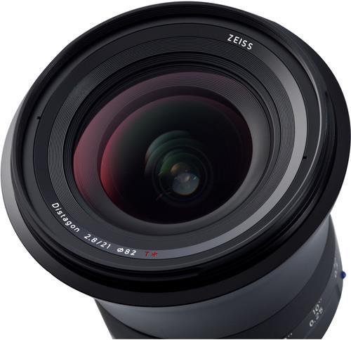 Image du produit Zeiss Milvus 2.8 / 21mm ZE Canon EF (Canon EF, Plein format)