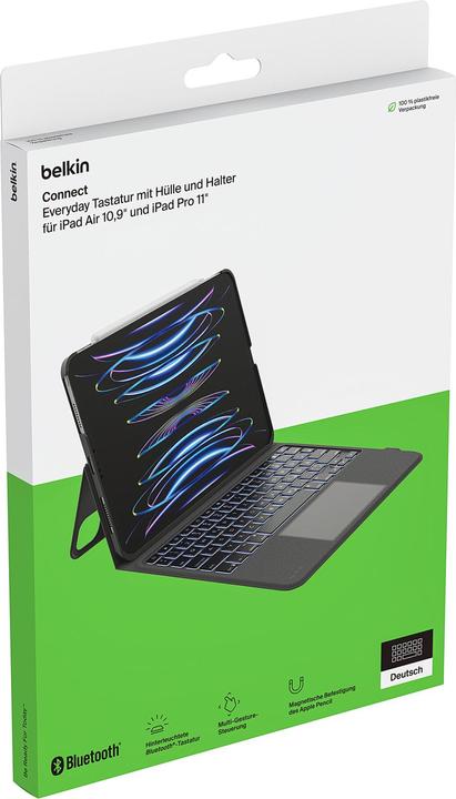 Immagine prodotto Belkin Everyday Tastatur + Hülle iPad 10. Generation BBZ001de-v3 (DE)