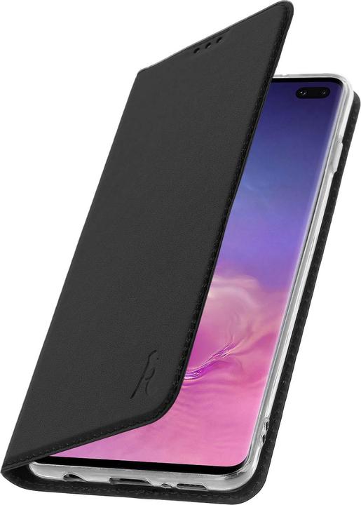 Immagine prodotto Akashi Flip Cover Geldbörse mit Standfunktion für Samsung Galaxy S10 – Schwarz (Samsung Galaxy S10)