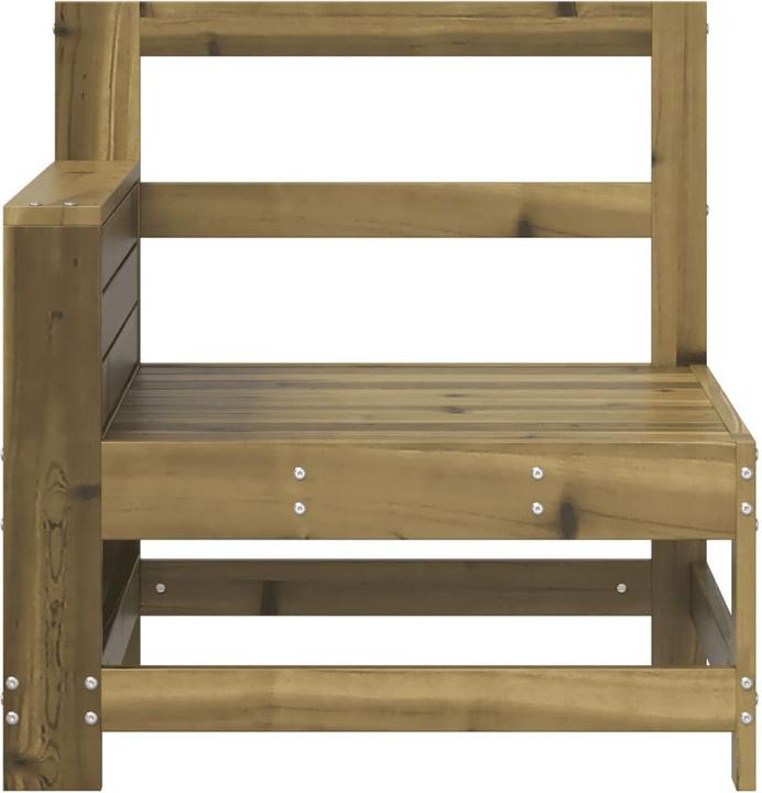 Produktbild VidaXL Gartensofa mit Armlehne und Beistelltisch