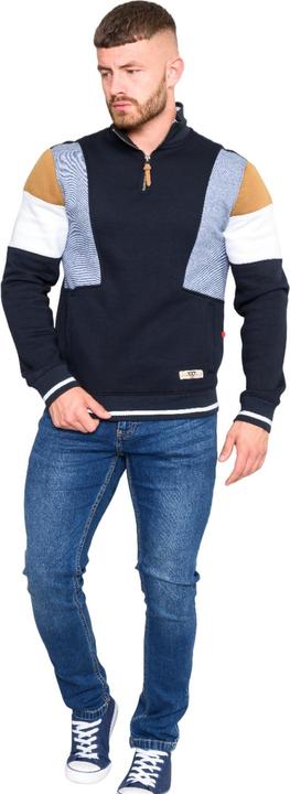 Immagine prodotto DUKE Kenington D555 Felpa Cut & Sew (Taglia & Cuci) Mezza Cerniera Uomo (XXL)