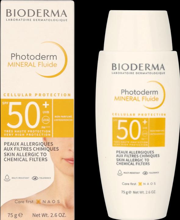 Immagine prodotto Bioderma Photoderm Mineral Fluid (Crema solare, SPF 50, 105 ml, 105 g)