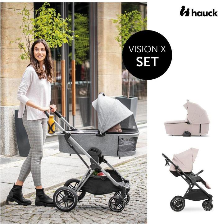 Produktbild Hauck 3in1 Kinderwagen-Set Vision X Trio Set Silver