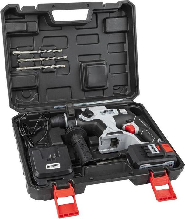 Actual product image Mannesmann Cordless hammer drill drill and chisel hammer (Rechargeable battery operated)