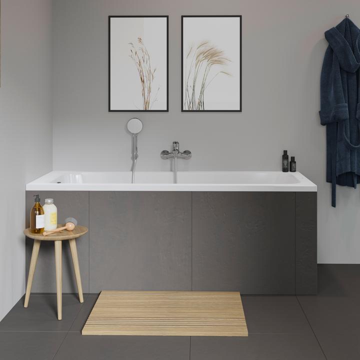 Actual product image Duravit Rectangular bath D-Code 75 x 170 cm white smooth 7000970000000 (120 l, 170 cm, 75 cm)