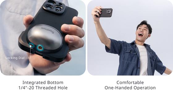 Actual product image SmallRig 4987 FilMov Lightweight Photography Case Kit for iPhone 16 Pro Max 4987 (Cage)