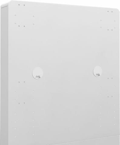 Produktbild Hagor Medienm?bel 900x800mm wei?/sch 2x75kg/2x65-75"/Boden-Wand-Montage (Wand, 75", 150 kg)