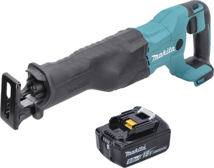 Actual product image Makita DJR 186 T1 Reciprocating battery saw 18 V + 1x battery 5.0 Ah - without charger