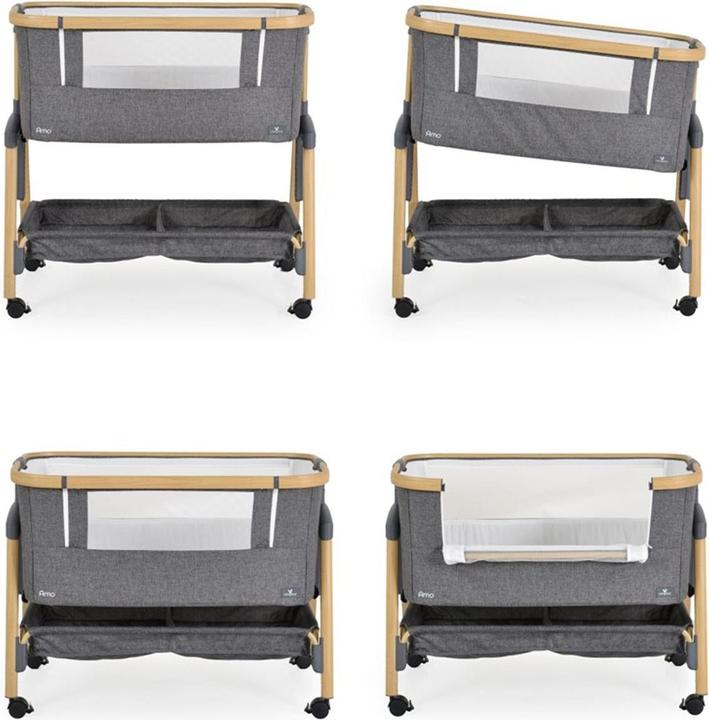 Immagine prodotto Cangaroo Baby Crib Amo Dark Grey 111362