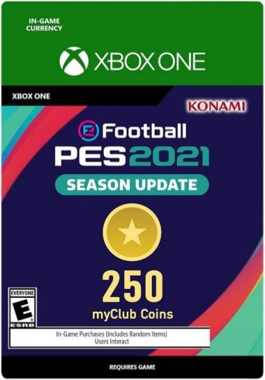 Actual product image Microsoft PES 2021 myClub Coin 250