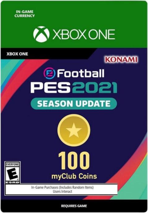 Image du produit Microsoft PES 2021 myClub Coin 100
