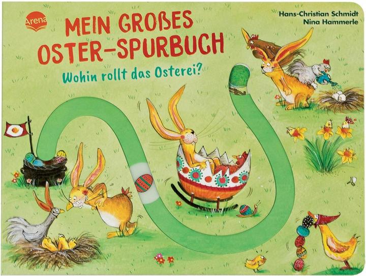 Produktbild Arena Mein grosses Oster-Spurbuch. Wohin rollt das Osterei? (Deutsch, Hans-Christian Schmidt, 2025)
