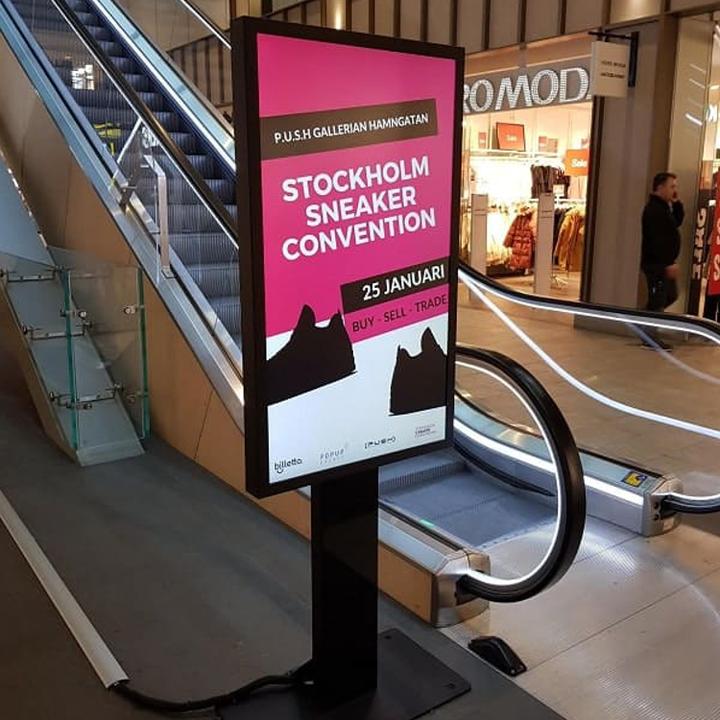 Actual product image HI-ND Floorstand portrait LG 55X2E White (55", 50 kg)