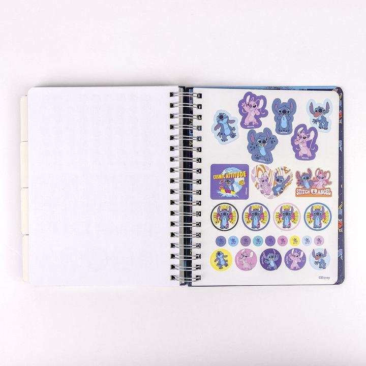 Produktbild Cerda STITCH - Agenda Hebdomadaire Non Daté + Intercalaires - 19 x 24 x 2 cm (19 x 24 cm, Französisch)