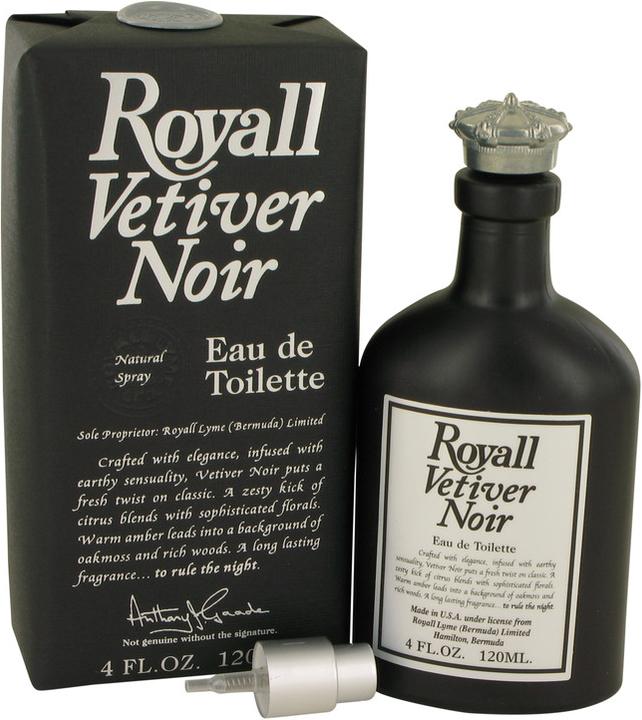 Actual product image Royall Fragrances Royall Vetiver Noir by Eau de Toilette Spray 120 ml (Eau de toilette, 120 ml)