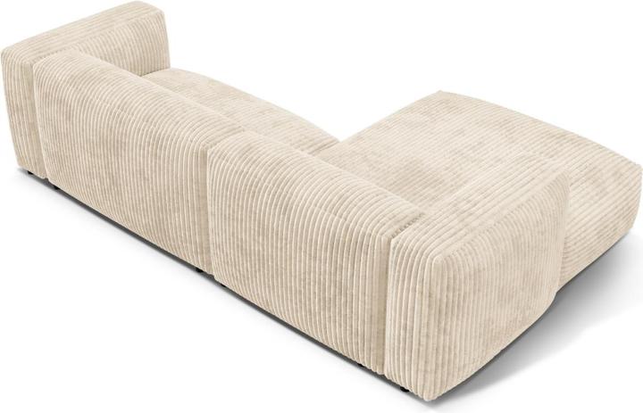 Actual product image Micadoni Modular Left Corner Sofa, "Martina", 2 Seats, 283x176x75 Made in Europe (Corner sofa)