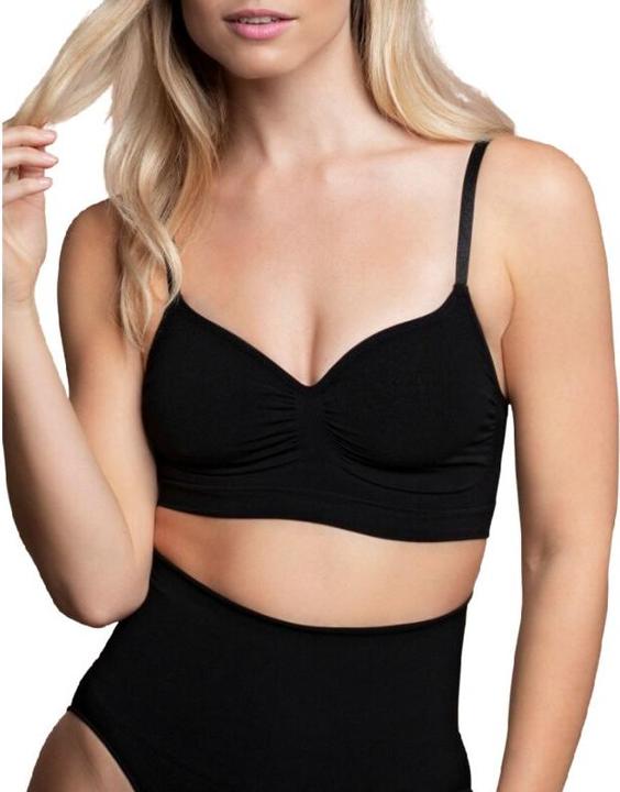 Actual product image Bye Bra Seamless Bra Medium Control - Black L. (Single pack, L)