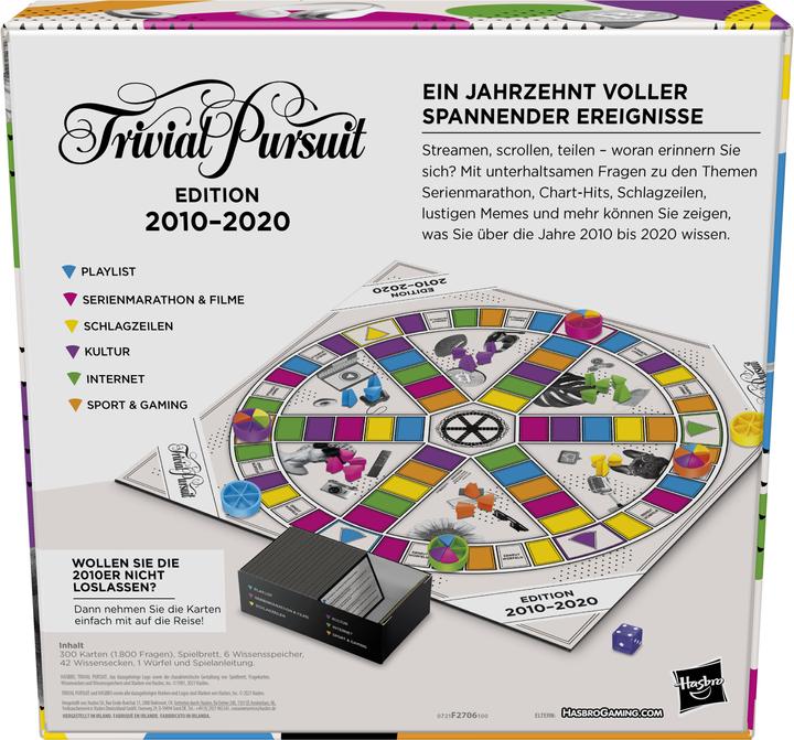 Produktbild Hasbro Gaming Trivial Pursuit Die 2010er (Deutsch)