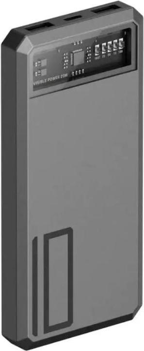 Produktbild Orsen E53 Power Bank 10000mAh pilkas (10000 mAh, 20 W, 20 Wh)