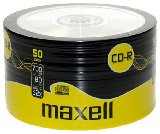 Produktbild Maxell CD-R 80min 700MB Spindel 50pk 50 Stück(e) (50 x)