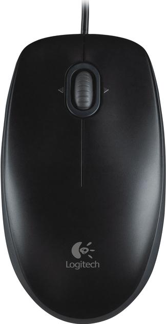 Produktbild Logitech B110 Optical Maus, Schwarz (Kabelgebunden)