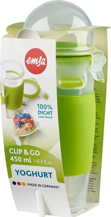 Image du produit Emsa Tasse à yaourt Clip&Go 450 ml ronde