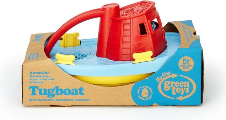 Actual product image Green Toys Tugboat - Red / Blue