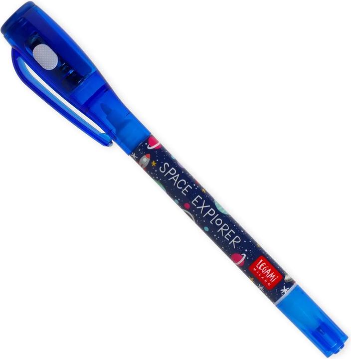 Actual product image Legami Stift mit Unsichtbarer Tinte - Magic Pen - Space (Blue, 1 x)