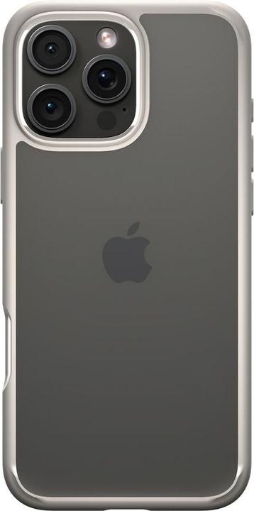Actual product image Spigen Ultra Hybrid iPhone 16 Pro natural titanium/tytanowy ACS08127 (Apple iPhone 16 Pro)