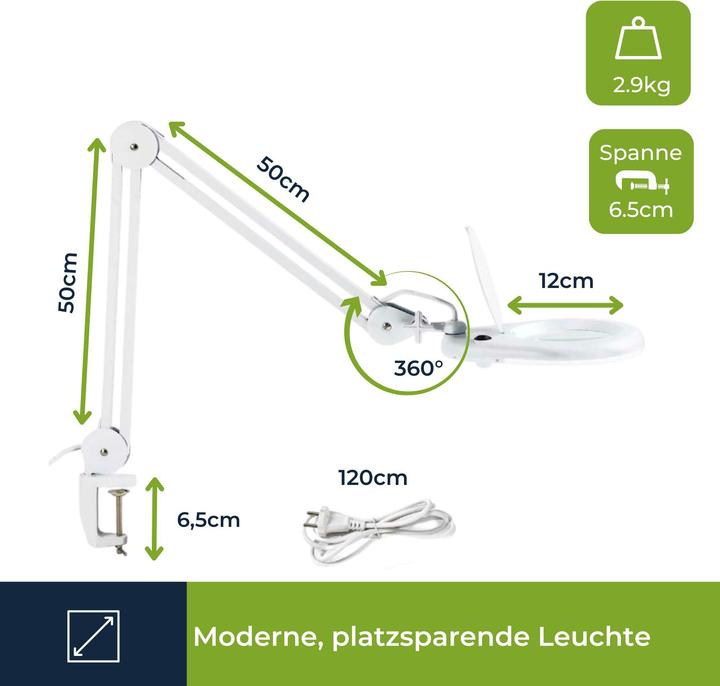 Image du produit Velleman Lampe loupe (650 lm)