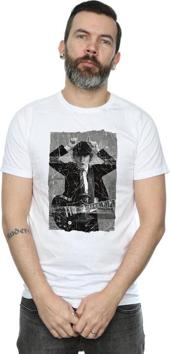 Produktbild AC/DC Angus Young Distressed Photo TShirt (S)