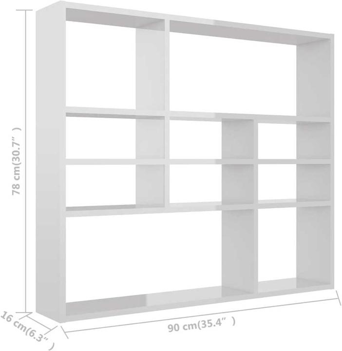 Actual product image VidaXL Darrel (90 x 16 x 78 cm)