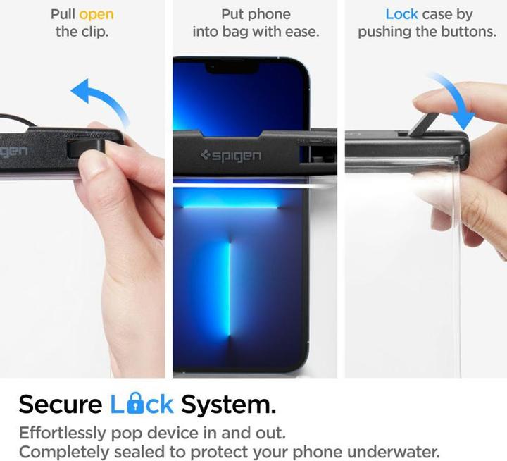 Produktbild Spigen A601 UNIVERSAL WASSERDICHTES GEHÄUSE KRISTALLKLAR (Universal)