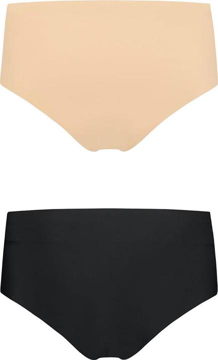 Produktbild Bye Bra Invisible High Brief Nude + Black (S, 2er Pack)