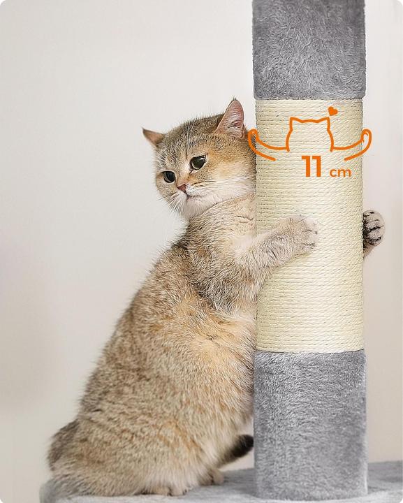Immagine prodotto Feandrea Simba (101 cm, Grigio chiaro)