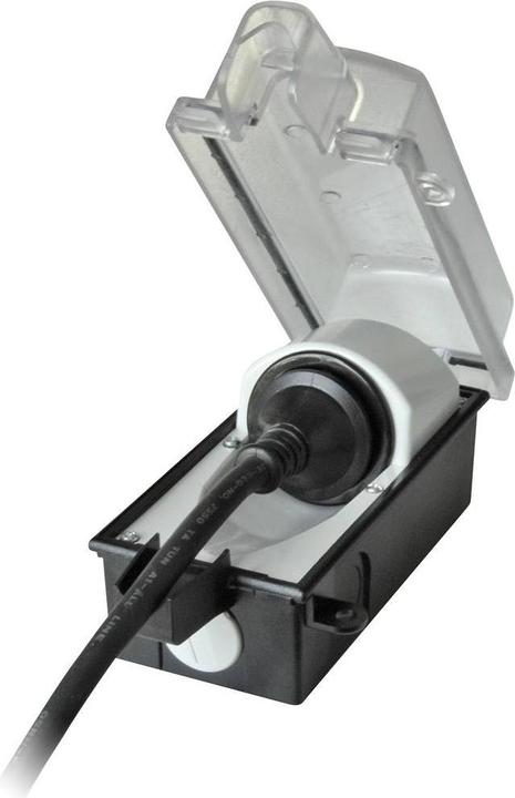 Productafbeelding interBär 9015-001.01 Opbouwcontactdoos afsluitbaar IP44 Zwart Transparant
