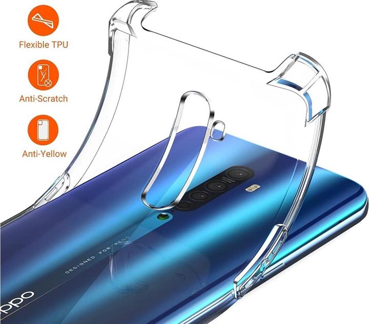Actual product image Screenguard Oppo Reno2 Case Crystal Soft Airbag Bumper (Oppo Reno 2)