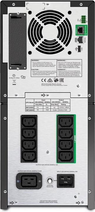 Immagine prodotto APC Smart UPS/3000VA LCD SmartConn (3000 VA, 2700 W, Interattivo linea UPS)