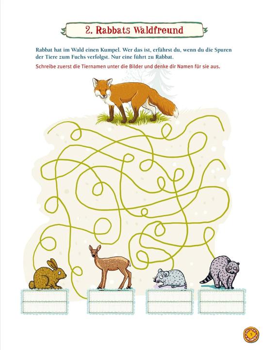 Produktbild Die Schule der mag Tiere - Endlich Pause! Rätselbuch (Deutsch, Christiane Hahn, Nikki Busch, 2023)