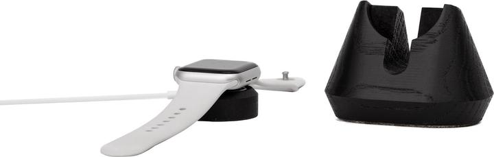 Actual product image Oakywood Magnetic Charging Apple Watch Stand - docking station for Apple Watch - color Black -