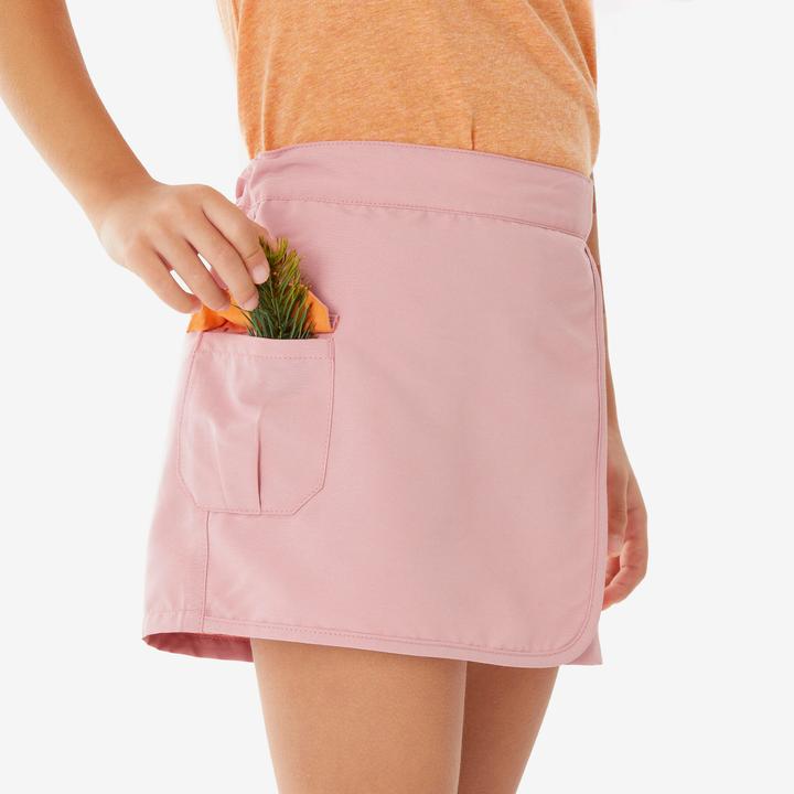 Image du produit Quechua Jupe short de randonnée - MH100 KID rose -enfant 2-6 ans
