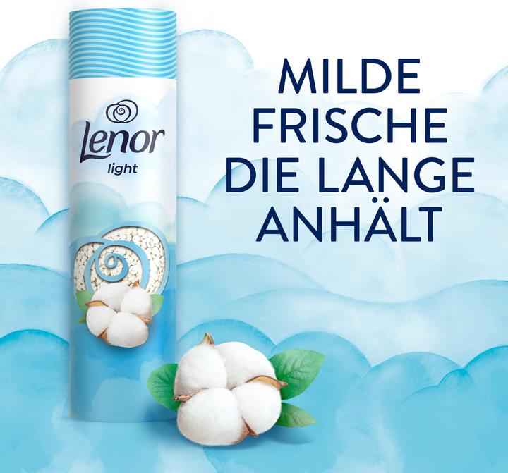 Actual product image Lenor Light Frische Baumwollblüte (22 Washing cycles, Laundry beads)