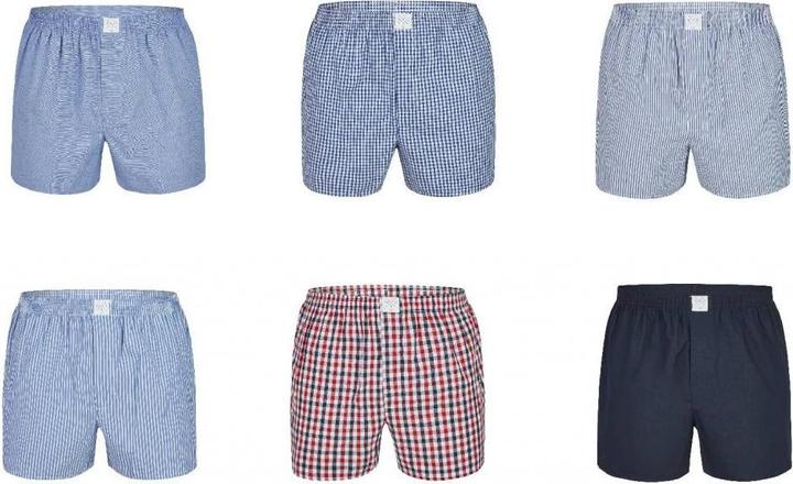 Produktbild Mg-1 Web-Boxershorts Casual Locker sitzend (M, 6er Pack)